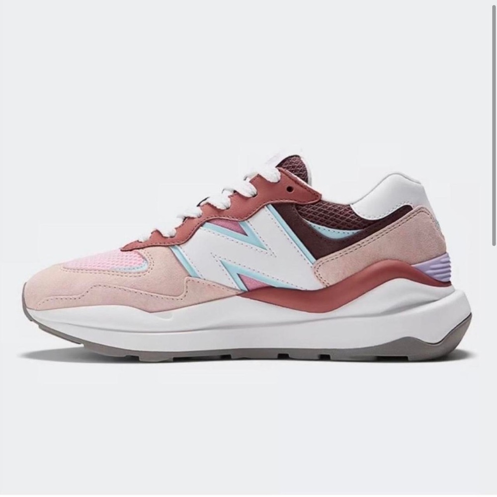 Pink Sand New Balance 57/40 shoes